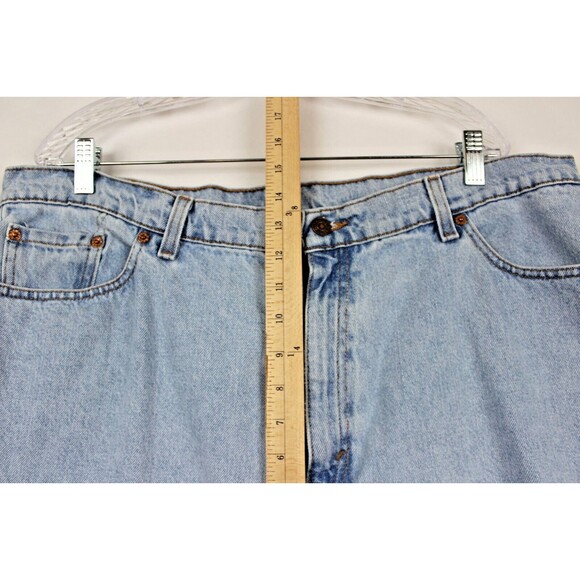 VTG Levi's 550 Relax fit Tapered Leg Light Blue Women's Jeans 22W - Picture 5 of 11